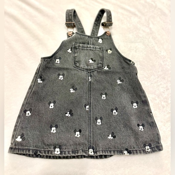 ZARA Mickey Mouse overall skirt - Picture 1 of 6